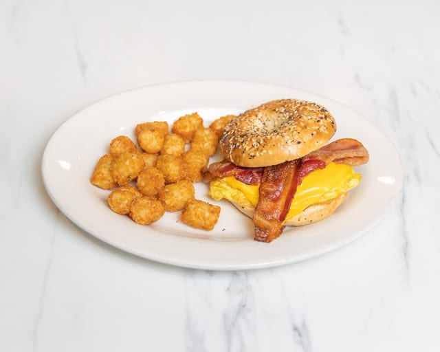 Bacon, Egg & Cheese Bagel.
