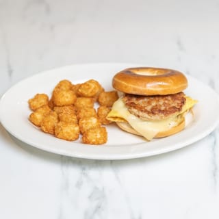 Sausage,Egg & Cheese Bagel