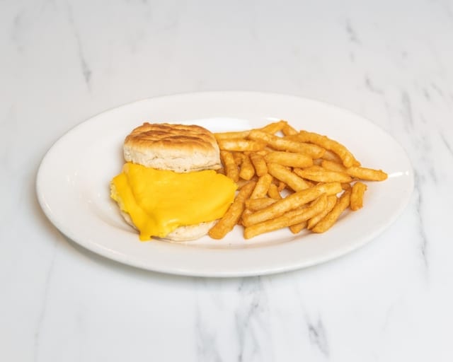 Egg & Cheese Biscuit.