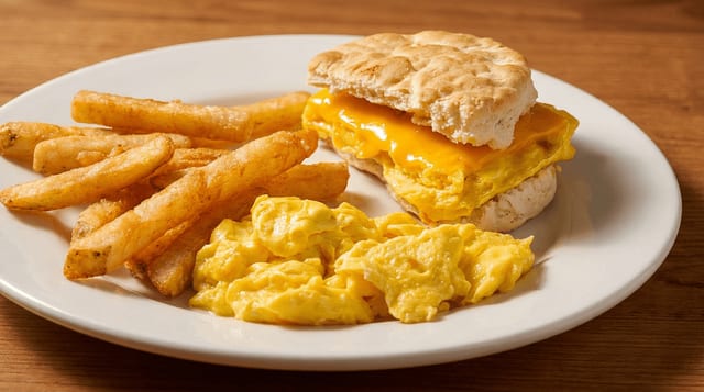 Egg & Cheese Biscuit.
