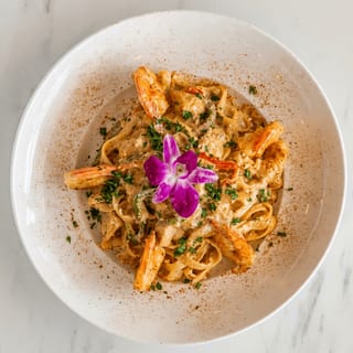 Cajun Shrimp & Chicken Pasta