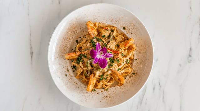 Cajun Shrimp & Chicken Pasta.