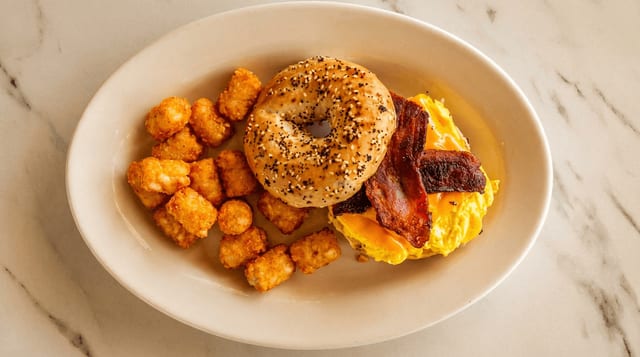 Bacon, Egg & Cheese Bagel.