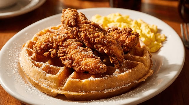 Chicken & Waffles.