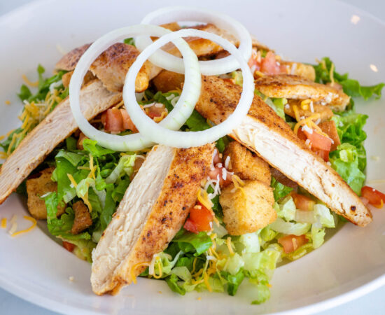 Grilled Chicken Over Chopped Salad