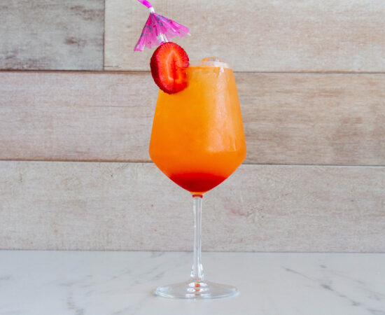 Strawberry Peach Cocktail